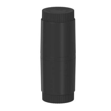 Imagem de Porta Escova de Dentes com Tampa Dórica Preto Fosco para Banheiro Lavabo Pia Ou