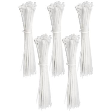 Imagem de Abraçadeira Nylon Enforca Gato 3,6X250Mm Branco Com 500 Un