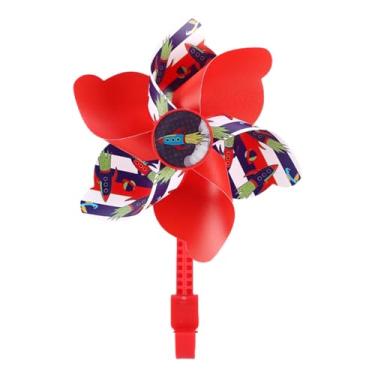 Imagem de Fancyes Crianças bicicleta moinho de vento flor única pinwheel scooter brinquedo decoração acessório para carrinho de criança a maioria das bicicletas, de pólo longo