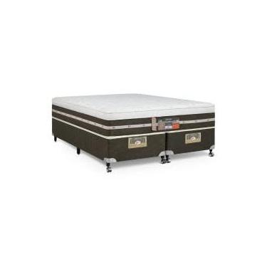 Imagem de Cama Box + Colchão Castor King Silver Star Air One Face Tecnopedic 193x203x59cm