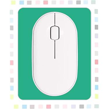 Imagem de Mouse pad retangular mini mouse pad impermeável com base de borracha antiderrapante adequado para meninos, meninas e crianças, mouse sem fio, notebook, bandeja de teclado, escritório, roxo, 145 x 20