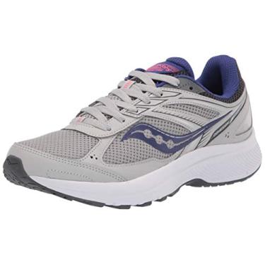 Imagem de Saucony Cohesion feminino 14, Cinza/roxo, 37