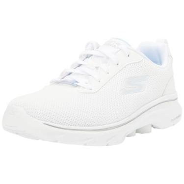 Imagem de Skechers Tênis feminino Go Walk 7 Clear Path Athletic Walking, Branco, 39