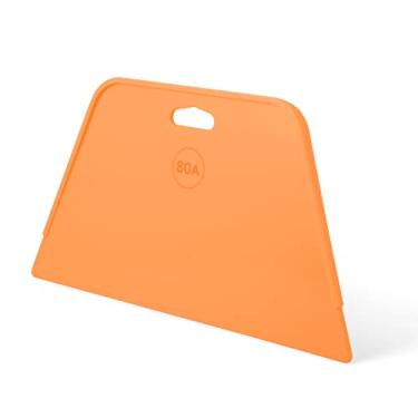 Imagem de FOSHIO Ferramenta de alisamento de papel de parede, ferramenta de alisamento de rodo de papel de parede flexível laranja para instalação de papel de parede, perfeita para artesanato em vinil, papel de parede suave para descascar e colar, películas de janela