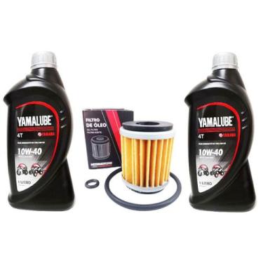 Imagem de Troca Óleo Yamaha Yamalube 10w40 + Filtro Moto Lander 250 Fazer 250 - 