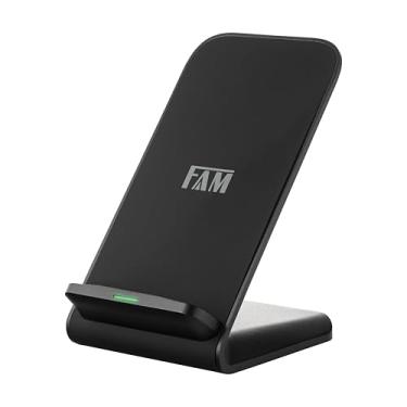Imagem de Carregador por Indução 15W FCA-QW18 FAM – Carregador Sem Fio Rápido para iPhone, Samsung, Android e Outros Dispositivos com Tecnologia Qi – Base Compacta e Eficiente
