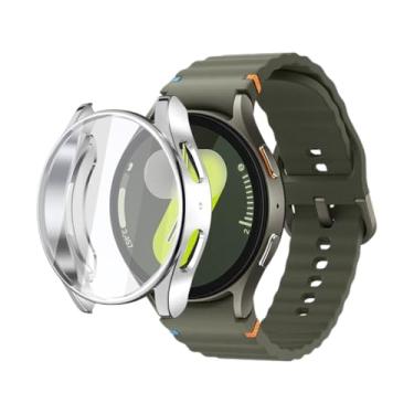 Imagem de Case TPU360 Capa Protetora LTimports compativel com Galaxy Watch 7 44mm Sm-L310 Bt e Sm-L315 Lte (LT-Prata)