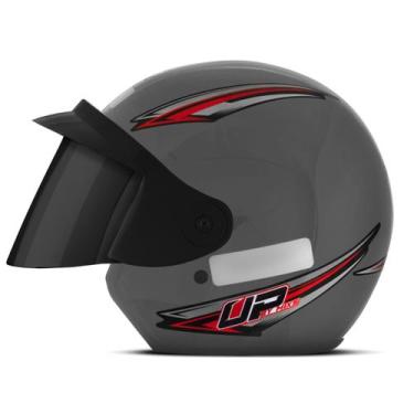 Imagem de Capacete Aberto Mixs Up Feminino Masculino, PRATA, 56