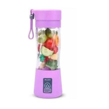 Imagem de Mini Liquidificador Lavanda Mixer Juice Cup Portatil 380Ml - Inova