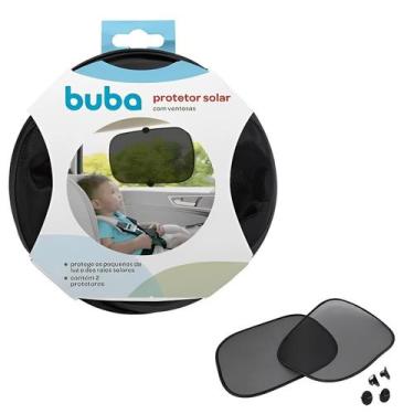 Imagem de Kit 2 Protetor Solar Blackout Vidro Com Ventosa Tela Porta Carro Infan