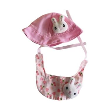 Imagem de EHJRE Roupas para Pato de Pelúcia - Trajes Criativos para Decoração, Rosa