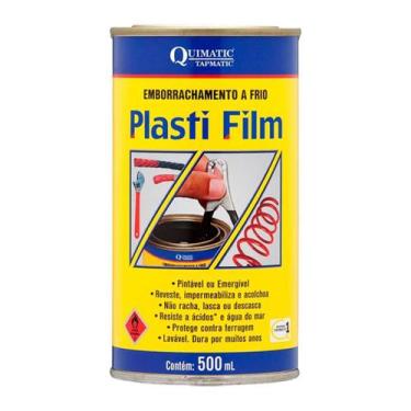 Imagem de Plasti Film Emborrachamento A Frio (Preto) 500 Ml Quimatic T - Tapmati