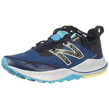 Imagem de New Balance Tênis de corrida feminino Dynasoft Nitrel V4 Trail, Onda Rogue/Preto/Limão Haze, 12