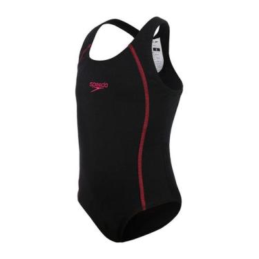 Imagem de Maiô Acqua Basic Infantil Speedo 29501, Preto, 04