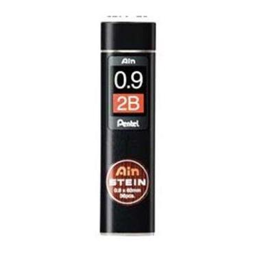 Imagem de Pentel - Grafite Ain Stein 0,9mm 2 B - Tubo Com 36 Grafites