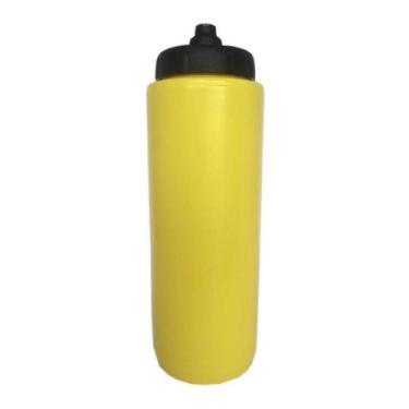 Imagem de Squeeze Automático Tipo Gatorade 1lt Rythmoon S/ Logo, Amarelo, Preto