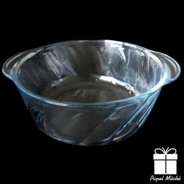 Imagem de Jogo Com 2 Tigelas/Travessas Redondas Com Alças  Ø19cm Vidro Temperado