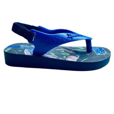 Imagem de Chinelo Ipanema De Elastico Infantil Bebe Max Steel Azul, 19
