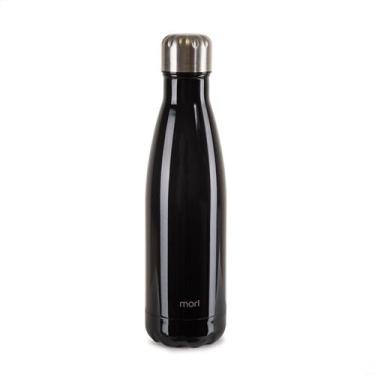 Imagem de Garrafa Térmica Inox Parede Dupla Vácuo Mori Etterby 500ml, Preto