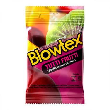 Imagem de Preservativo Blowtex Tutti-Frutti com 3 Unidades
