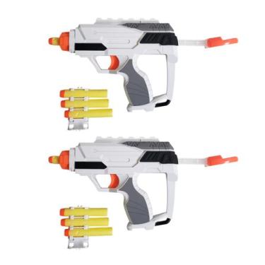 Imagem de Kit 2 Lança Dardos Space Guardian com 4 Dardos cada ZoopToy - Zoop Toy