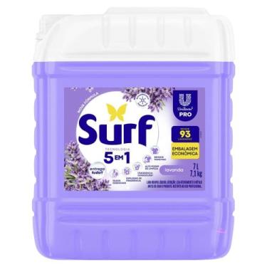 Imagem de Lava Roupas Líquido Lavanda Profissional 7L Surf
