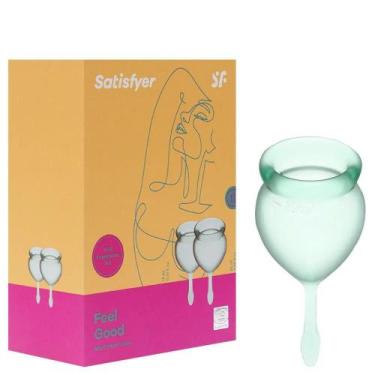 Imagem de Coletor Copo Menstrual Feel Good Satisfyer 15ml e 20ml Kit com 2 unida