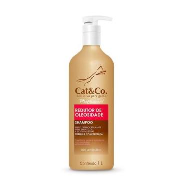 Imagem de Shampoo Cat & Co Redutor de Oleosidade para Gatos - 1 Litro - Mundo An