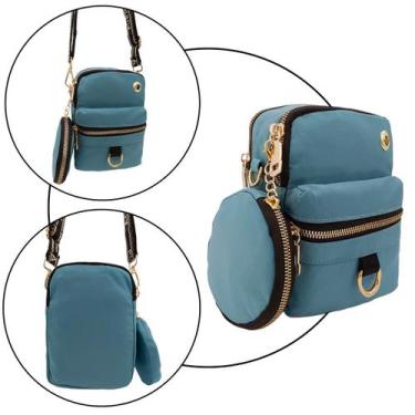 Imagem de Bolsa transversal tiracolo  mini bag com porta moeda - Ao Long, Verde,