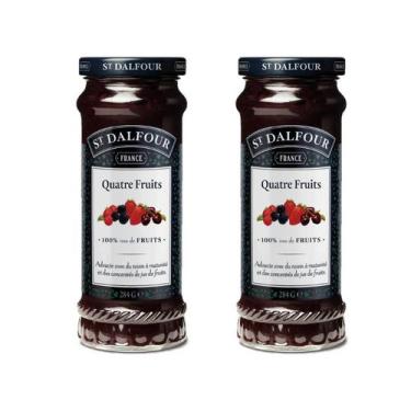 Imagem de Kit 2 Geleia Importada St Dalfour Quatro Frutas 284 Gramas - St. Dalfo