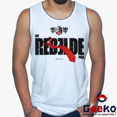 Imagem de Regata Soy Rebelde Tour 100% Algodão RBD Geeko, Branco, GG