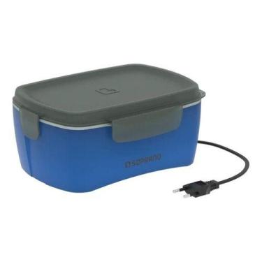 Imagem de Marmita Térmica Elétrica Tekcor 1,2 Litros Bivolt - Soprano, Azul