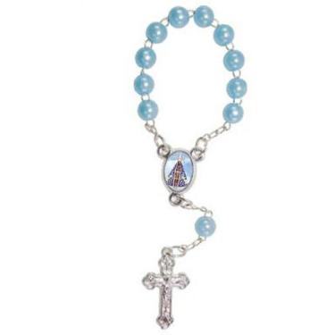 Imagem de 20 Lembrancinha Mini Terço Azul Foto 300 Anos de Aparecida  - SJO Arti