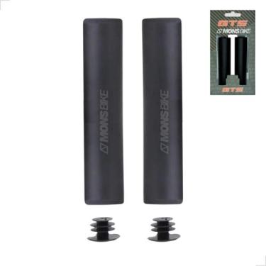 Imagem de Par Manoplas Punho Bike Mtb Silicone Macia Super Confortável - GTS, Pr
