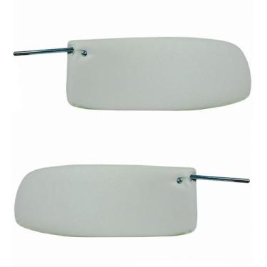 Imagem de Par Quebra Sol Vw Fusca Até 1974 Gelo Motorista Passageiro - Garagem O