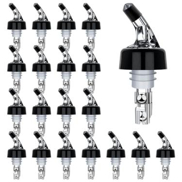 Imagem de Dosador automático de garrafa medido – Pacote com 3, 30 ml, dosador de medidas, bebidas e coquetéis de vinho – PORE0016 (8 peças)