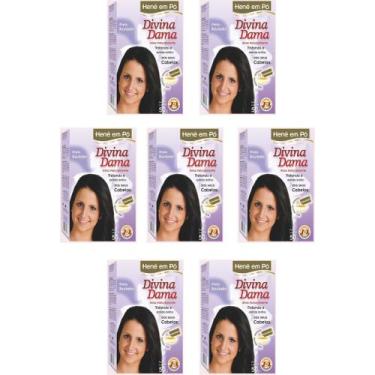Imagem de Hene em Po Divina Dama 50gr Jaborandi Caixa ( Cores: Azulado, Preto, C