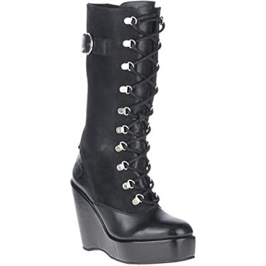 Imagem de Harley-Davidson Bota feminina Celina 25,4 cm de renda, Preto, 7.5