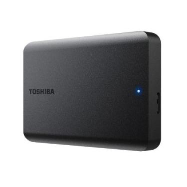 Imagem de HD Externo Portatil Toshiba Canvio 1TB Preto HDTB510XK3AA, 1000, HDTB5