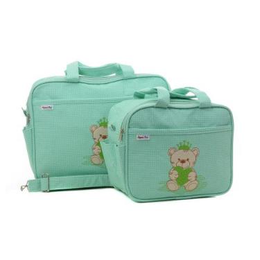 Imagem de Kit Bolsa Bebe Para Maternidade Menino/menina - Rizzicomercio, Verde