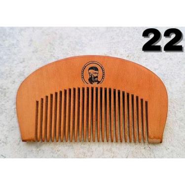 Imagem de Pente De Madeira Barba Cabelo Bigode Personalizado Sua Logo - Lualki