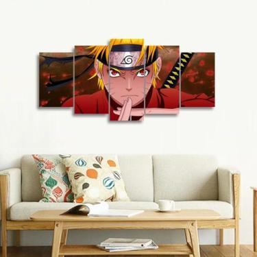 Imagem de Quadro decorativo Mosaico Para Quarto Naruto Shippuden - Wall frame