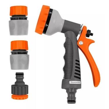 Imagem de Conjunto Irrigação de Jardim, Esguicho, Engate, Adaptador e Hidropisto