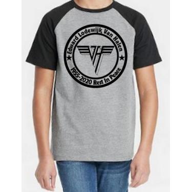 Imagem de Camiseta Infantil Van Halen Ed Van Hale R.i.p - Alternativo Basico, 8 