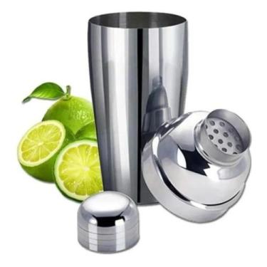 Imagem de Coqueteleira Inox Profissional Bar Drinks Batidas Caipirinha - Wellmix