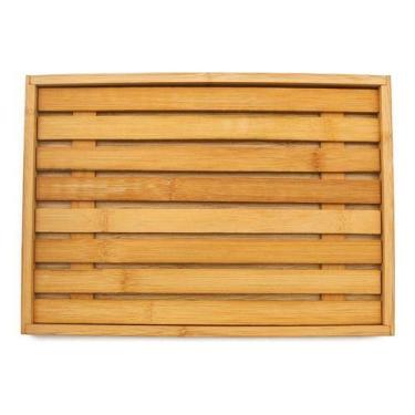 Imagem de Migalheira C/bandeja Grade Removível Corte Pães Bolos 34x24 - MEK