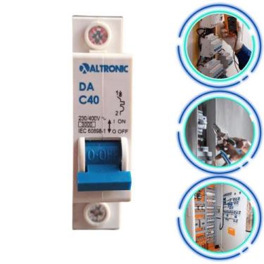 Imagem de Disjuntor Monopolar Termomagnético 40A Curva C NEMA Altronic