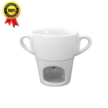 Imagem de Fondue Chocolate Porcelana Branca 250ml / 11,5 Cm De Altura - PORCELAN
