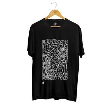 Imagem de Camiseta Masculina UNU skate Surf em malha 100% algodão manga curta, G