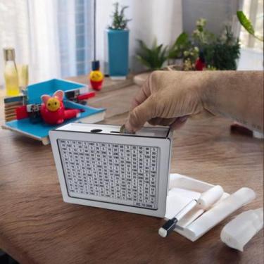 Imagem de Cofre Guardar Dinheiro Woodbox Japones KAKEBO DESAFIO BRANCO - INDÚSTR
